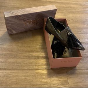 Franco Sarto Topaz 5 Pewter Leather Size 8.5